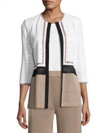 Misook Colorblock jacket at Neiman Marcus